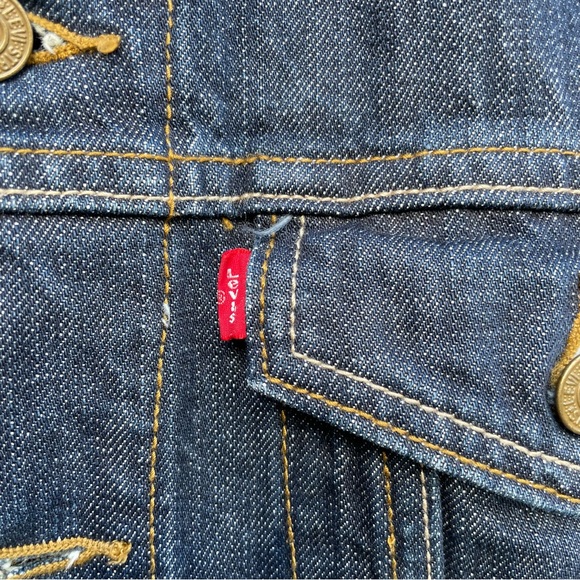 levis denim jacket in medium wash size S mens modern type III - Picture 7 of 16